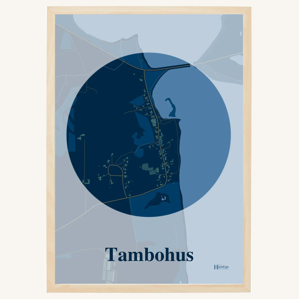 Tambohus plakat – Centrum 2026 – Mørk blå