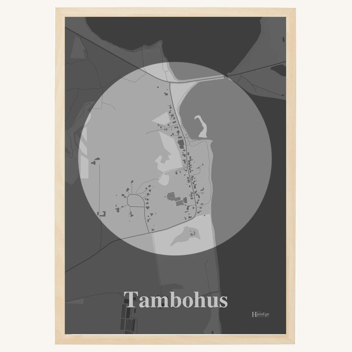 Tambohus plakat – Centrum 2026 – Lys pastel grå