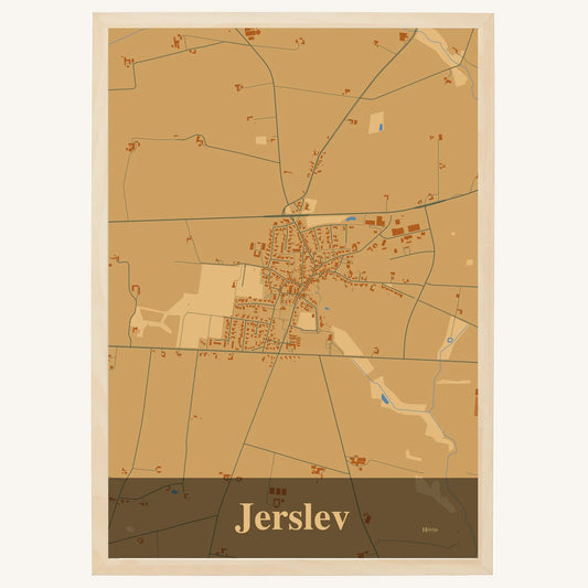 Jerslev Plakat – Lys pastel brun