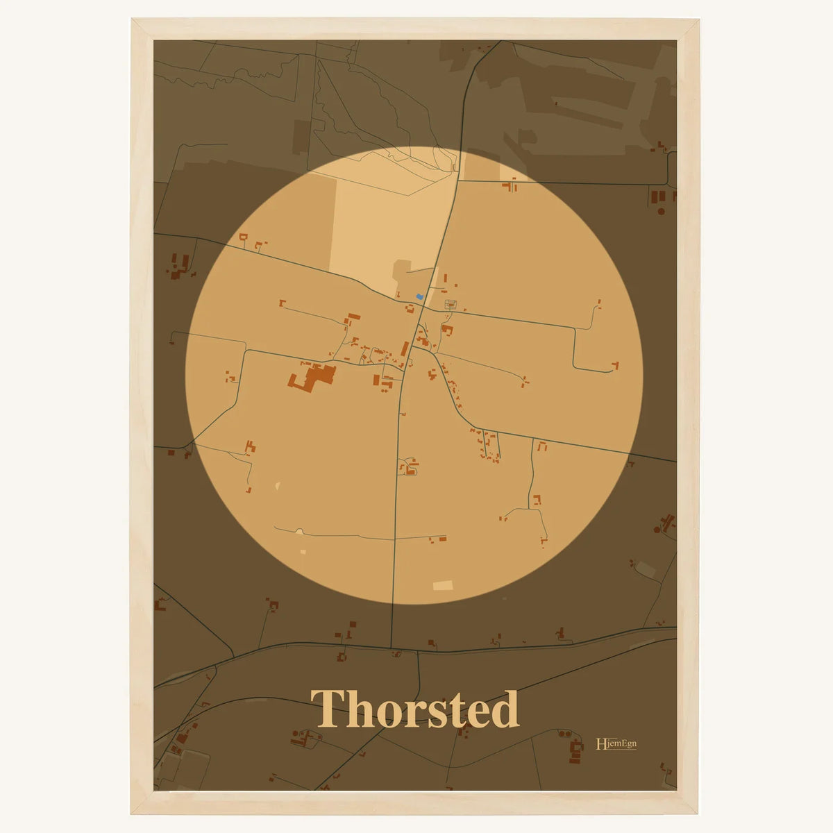 Thorsted plakat – Centrum 2026 – Lys pastel brun