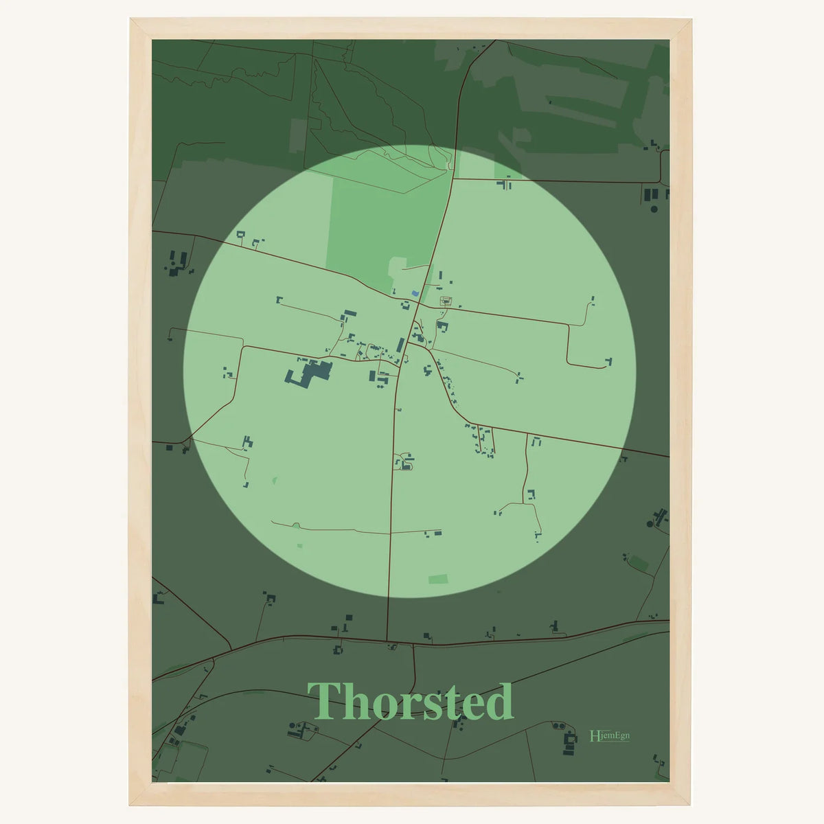 Thorsted plakat – Centrum 2026 – Lys pastel grøn