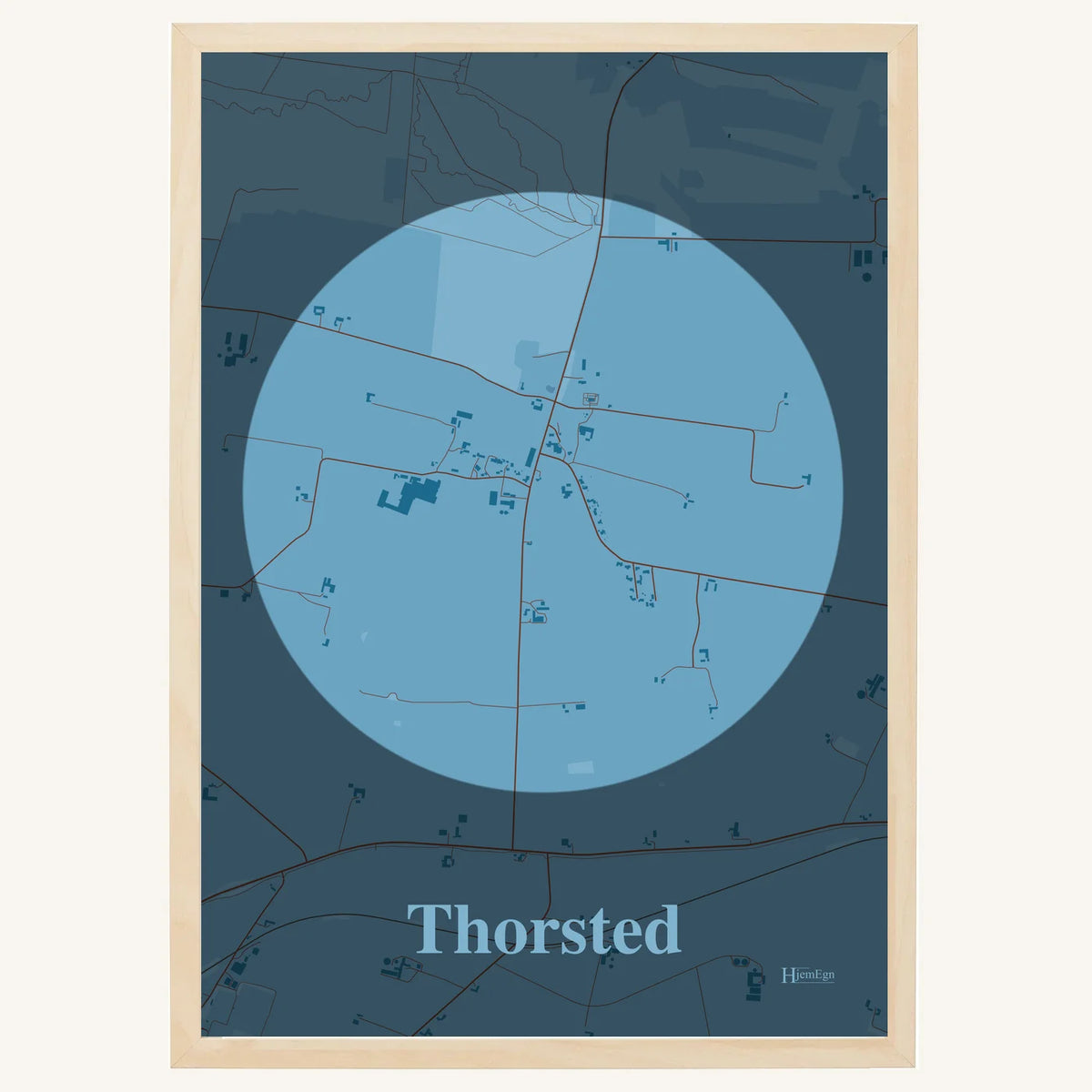 Thorsted plakat – Centrum 2026 – Lys pastel blå