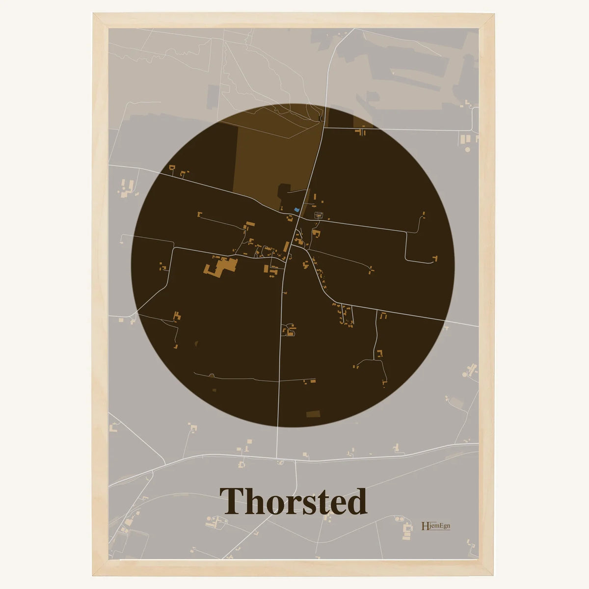 Thorsted plakat – Centrum 2026 – Mørk brun