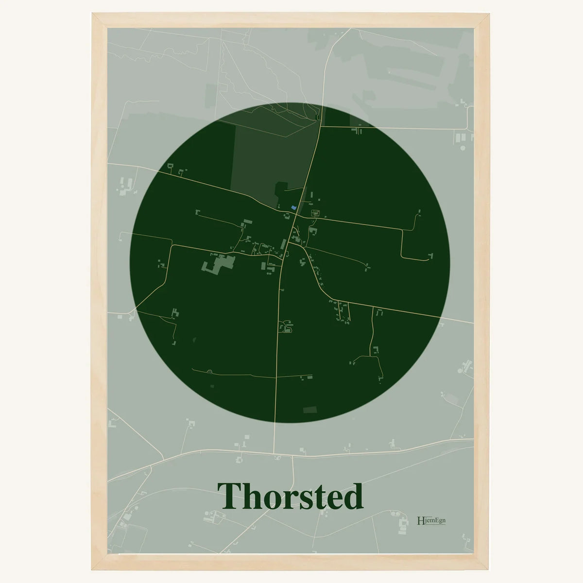 Thorsted plakat – Centrum 2026 – Mørk grøn