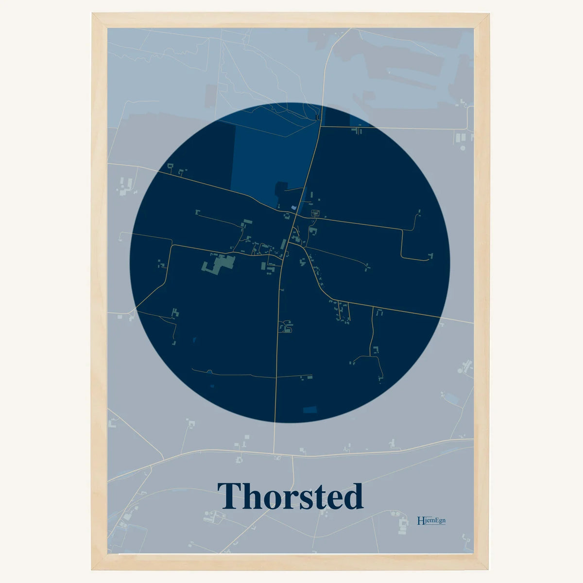 Thorsted plakat – Centrum 2026 – Mørk blå