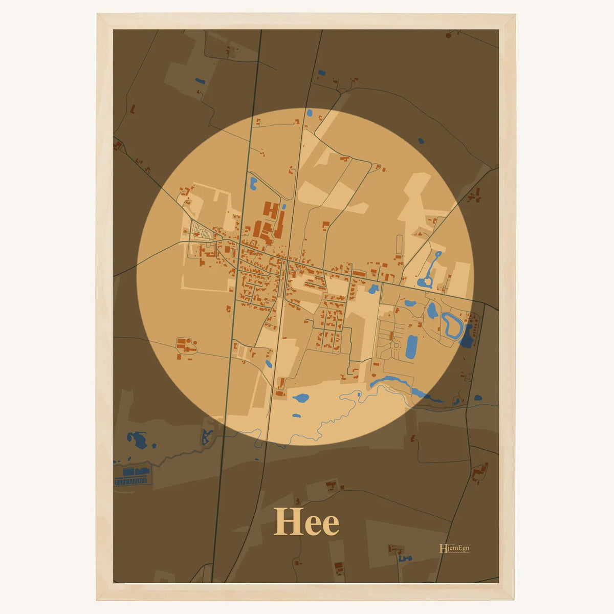 Hee plakat – Centrum 2026 – Lys pastel brun