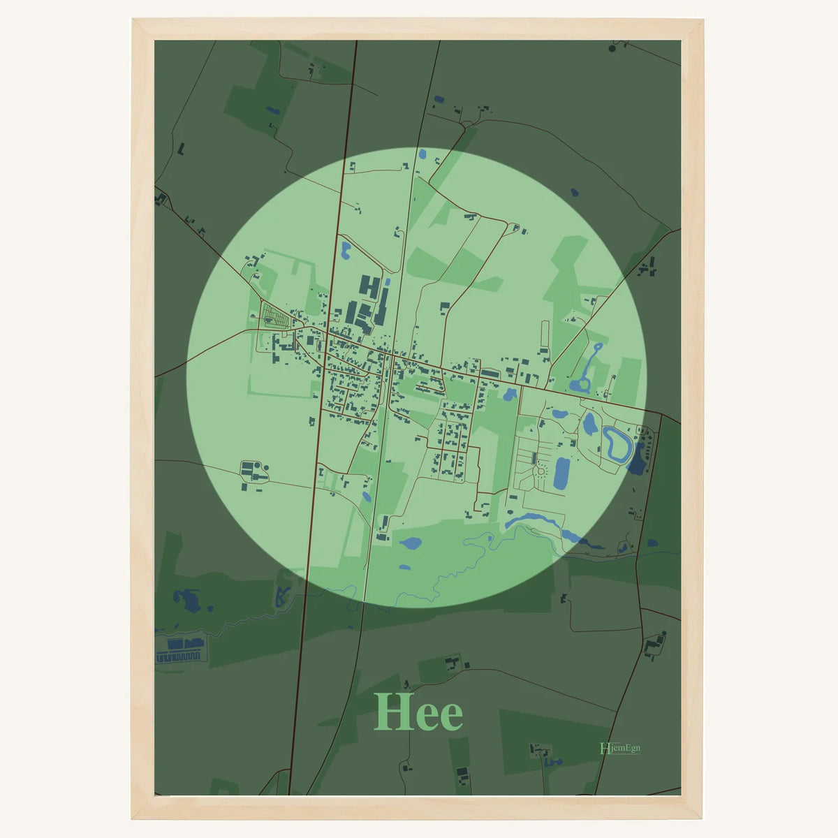 Hee plakat – Centrum 2026 – Lys pastel grøn