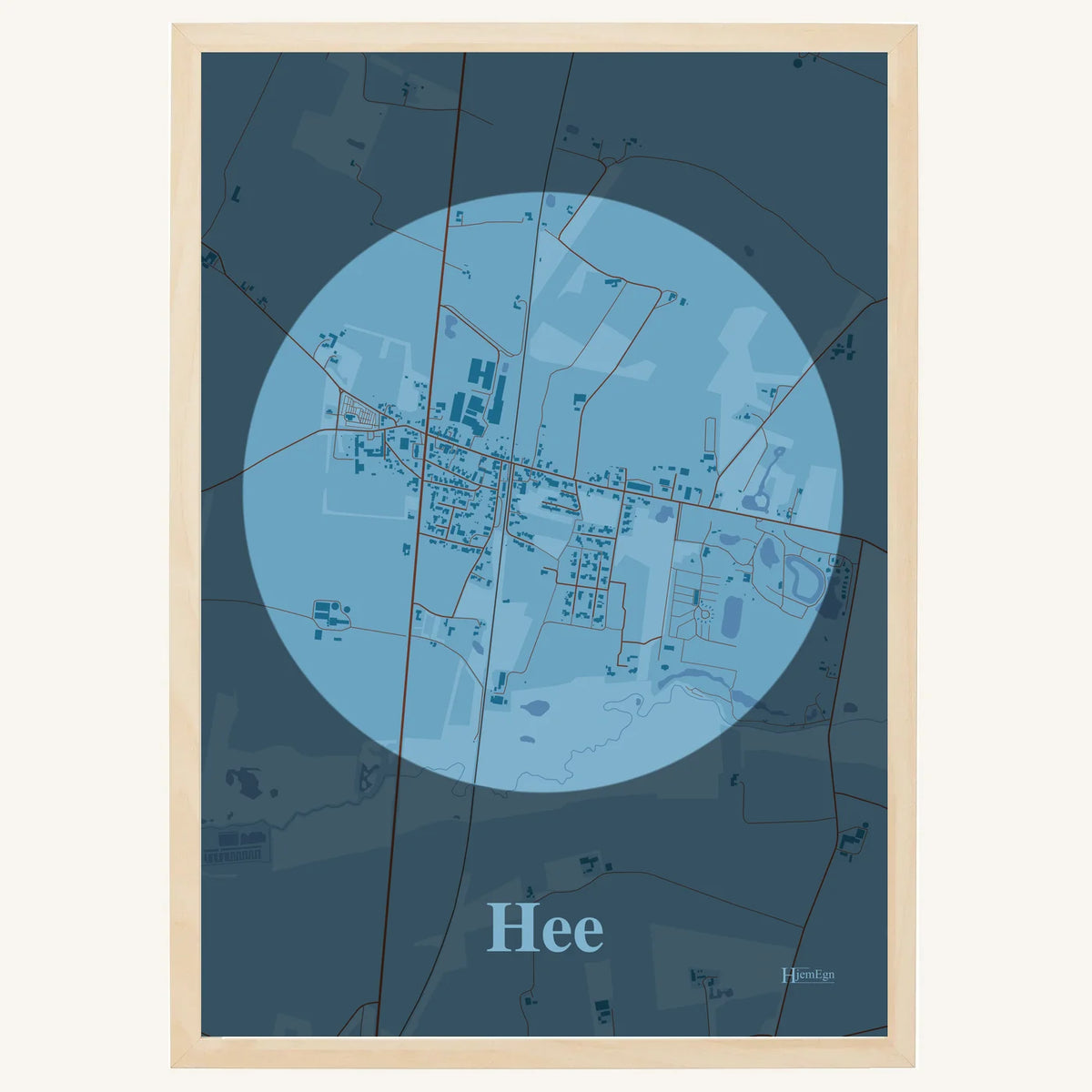 Hee plakat – Centrum 2026 – Lys pastel blå
