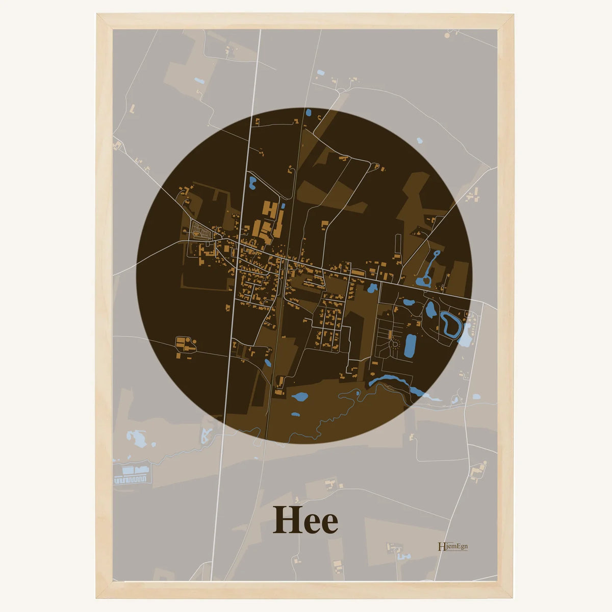 Hee plakat – Centrum 2026 – Mørk brun