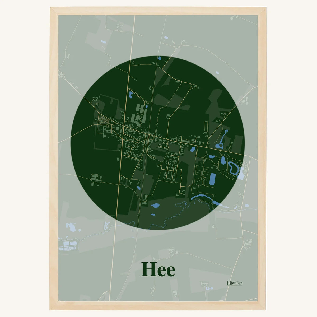 Hee plakat – Centrum 2026 – Mørk grøn