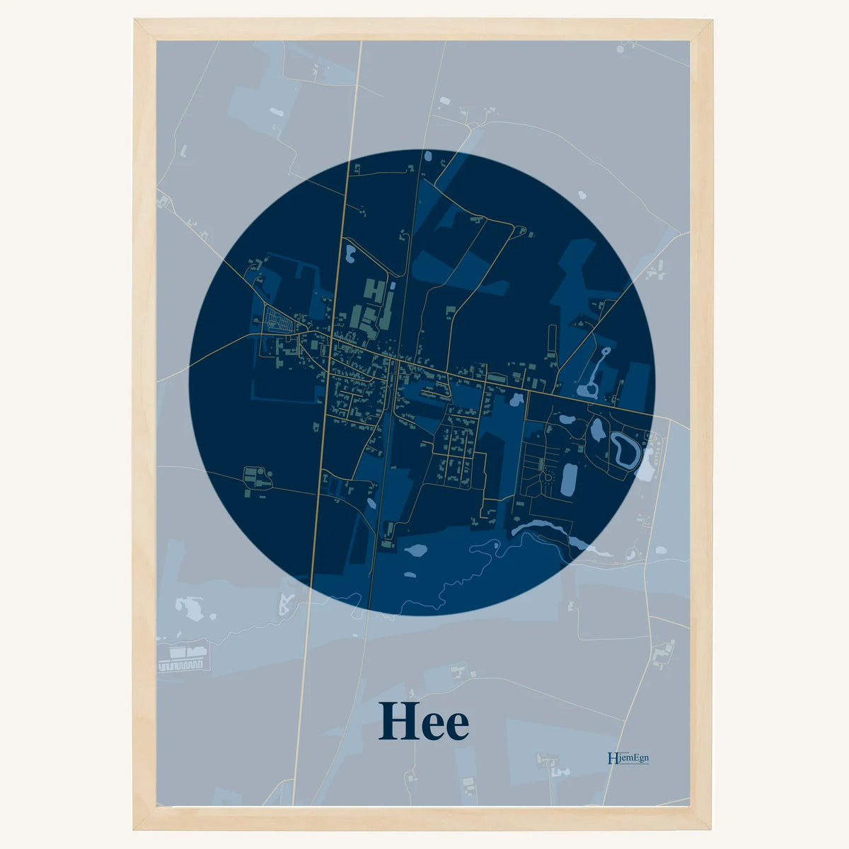 Hee plakat – Centrum 2026 – Mørk blå