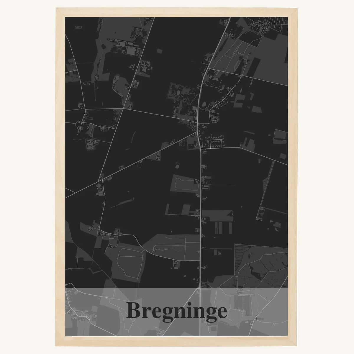 Bregninge plakat – Firkantet 2026 – Mørk grå