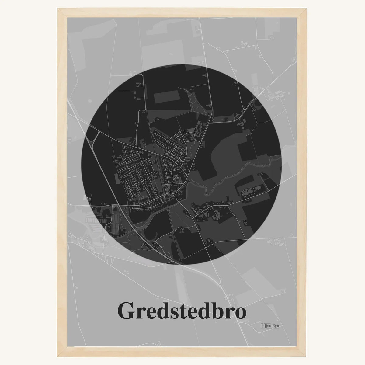 Gredstedbro plakat – Centrum 2026 – Mørk grå