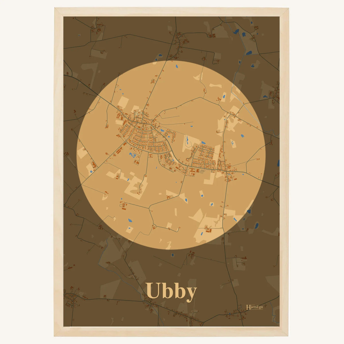 Ubby plakat – Centrum 2026 – Lys pastel brun