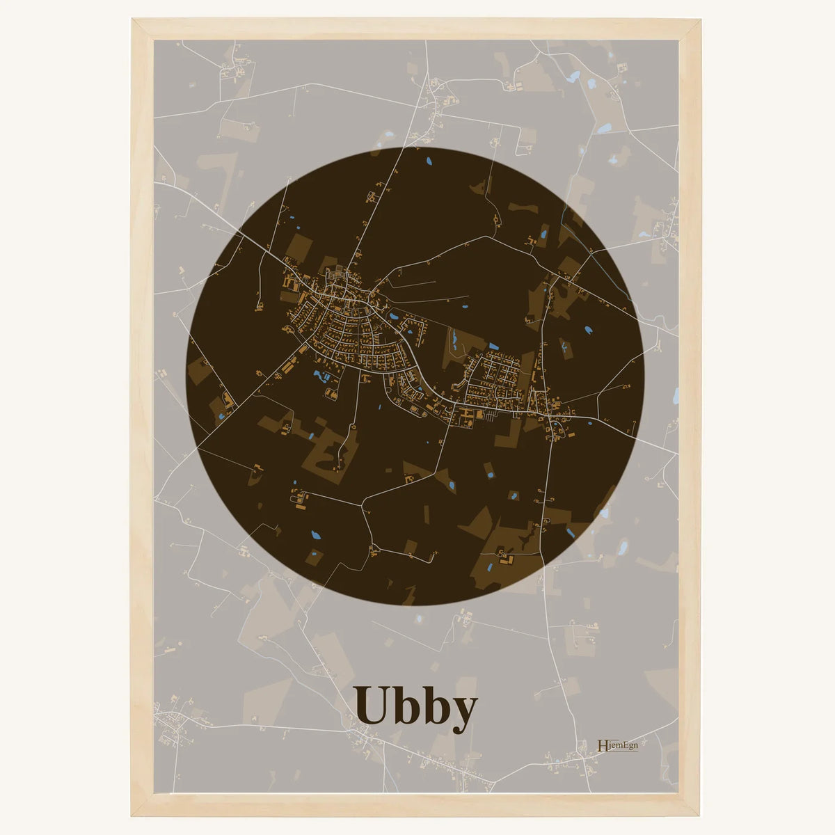 Ubby plakat – Centrum 2026 – Mørk brun