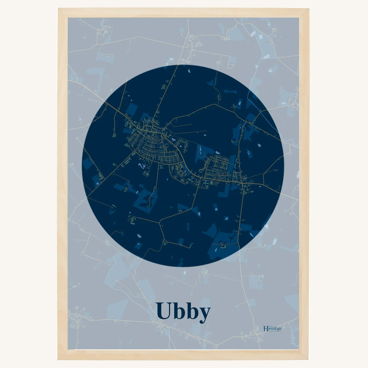 Ubby plakat – Centrum 2026 – Mørk blå