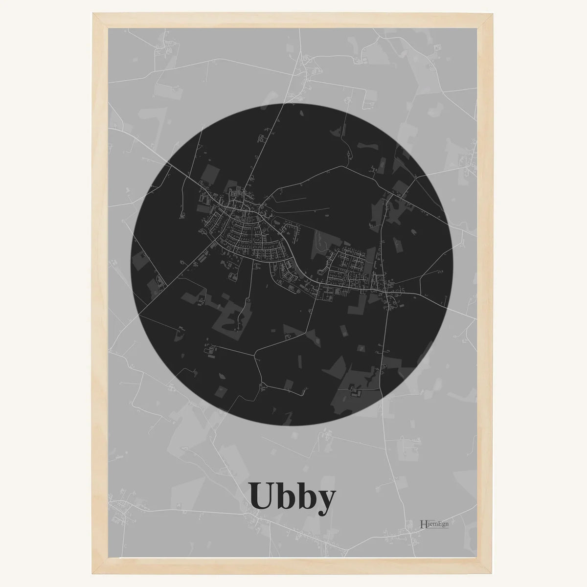 Ubby plakat – Centrum 2026 – Mørk grå