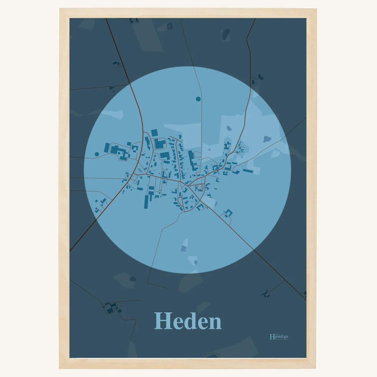 Heden plakat – Centrum 2026 – Lys pastel blå