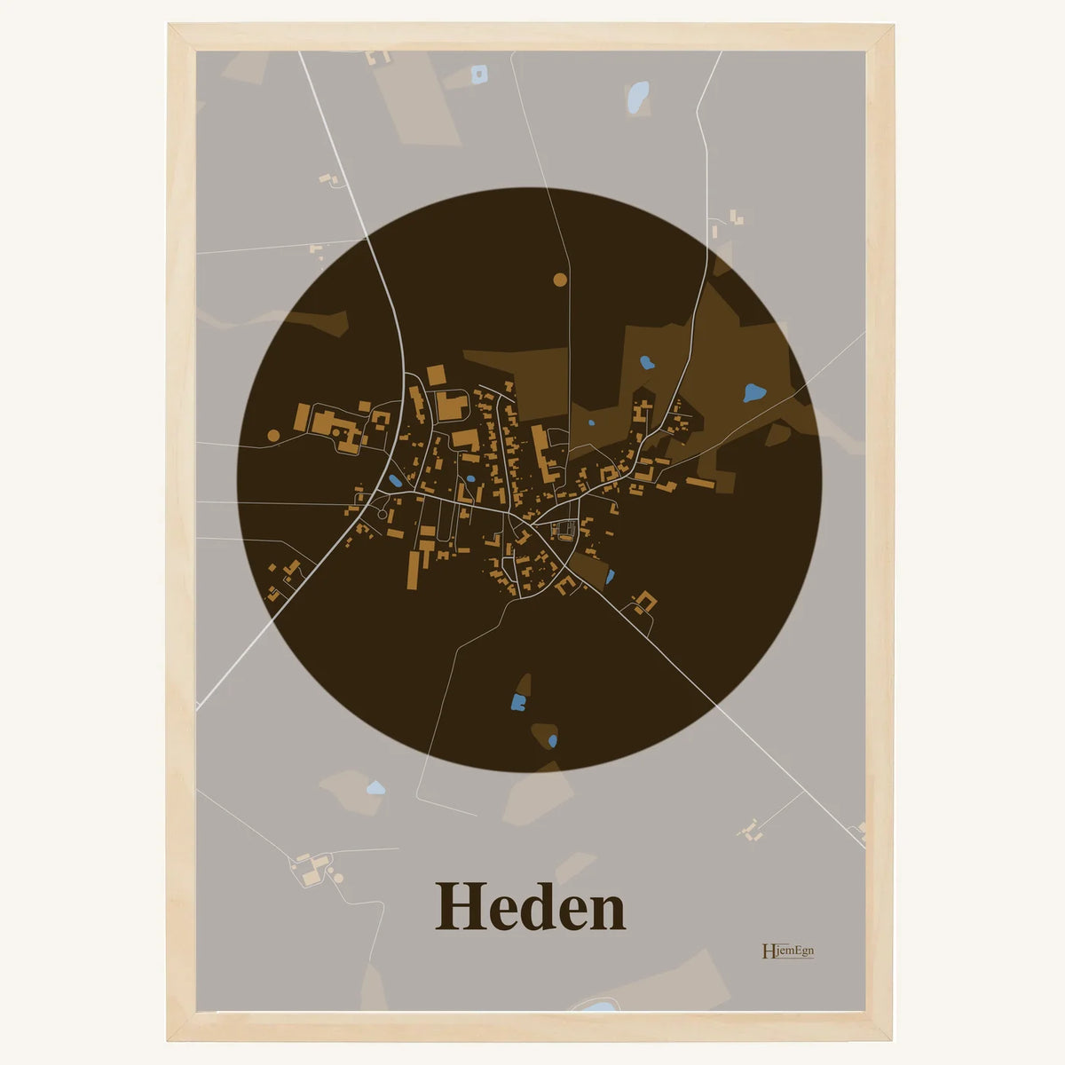 Heden plakat – Centrum 2026 – Mørk brun