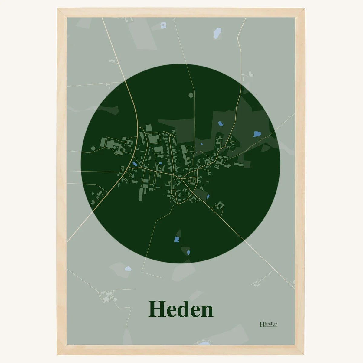 Heden plakat – Centrum 2026 – Mørk grøn