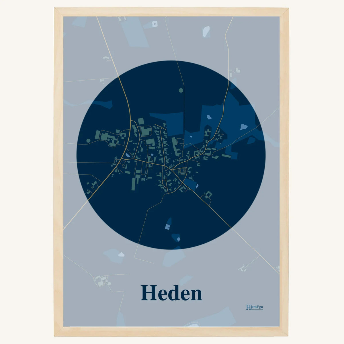 Heden plakat – Centrum 2026 – Mørk blå