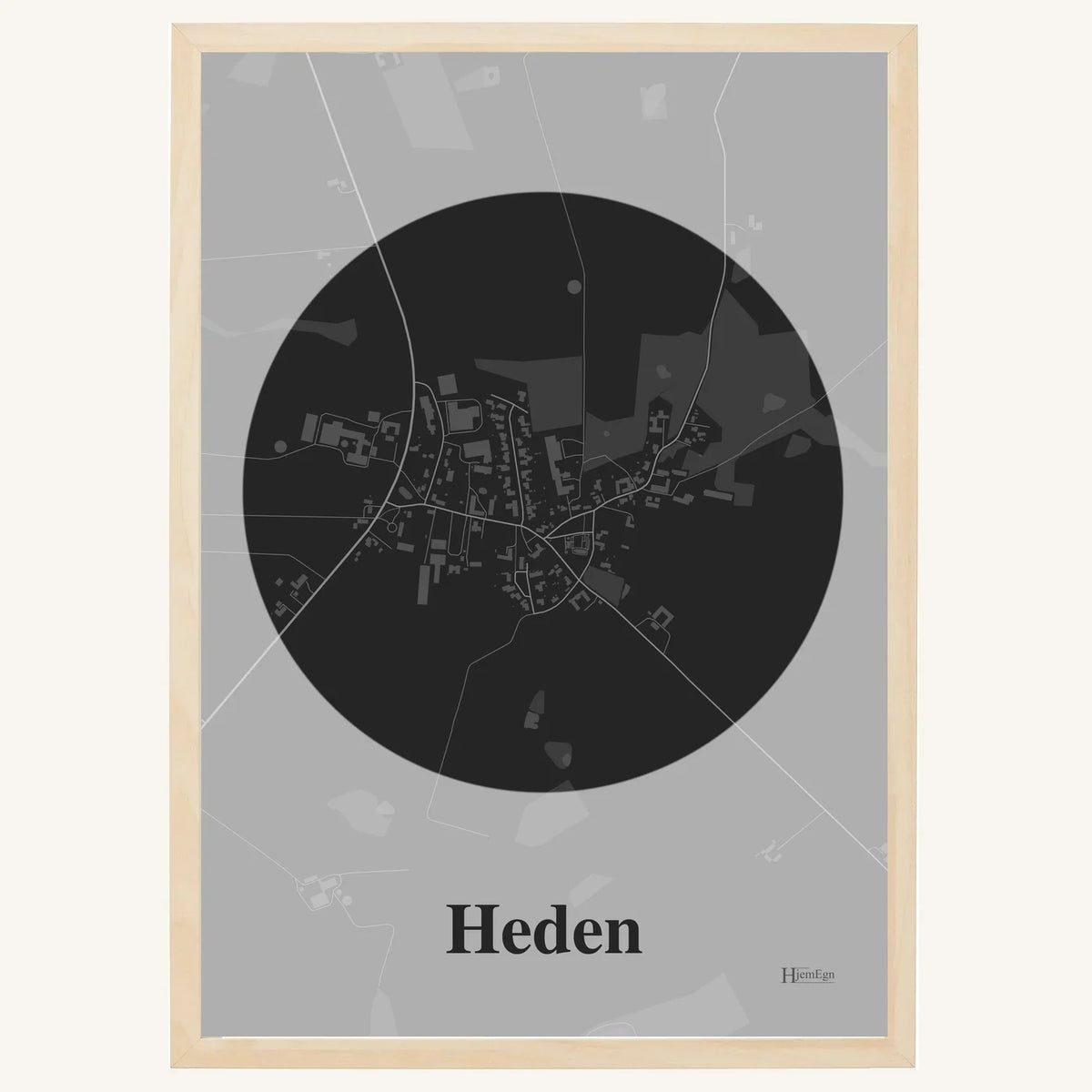 Heden plakat – Centrum 2026 – Mørk grå