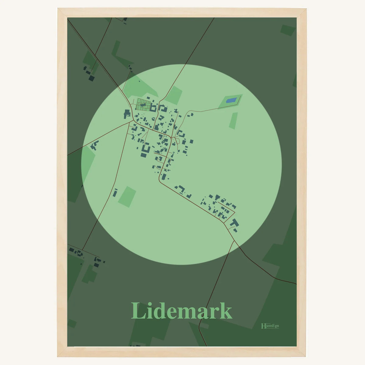 Lidemark plakat – Centrum 2026 – Lys pastel grøn