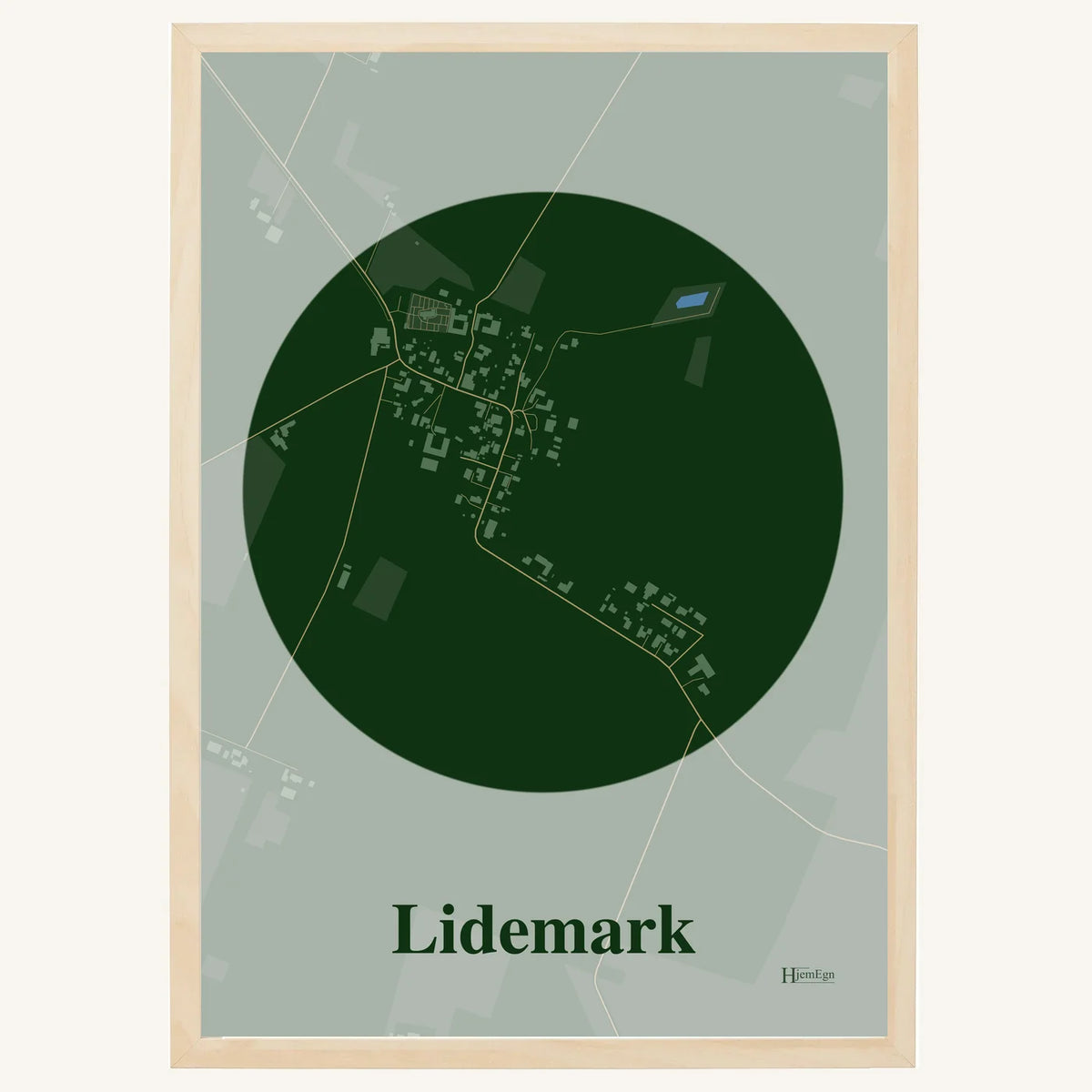 Lidemark plakat – Centrum 2026 – Mørk grøn