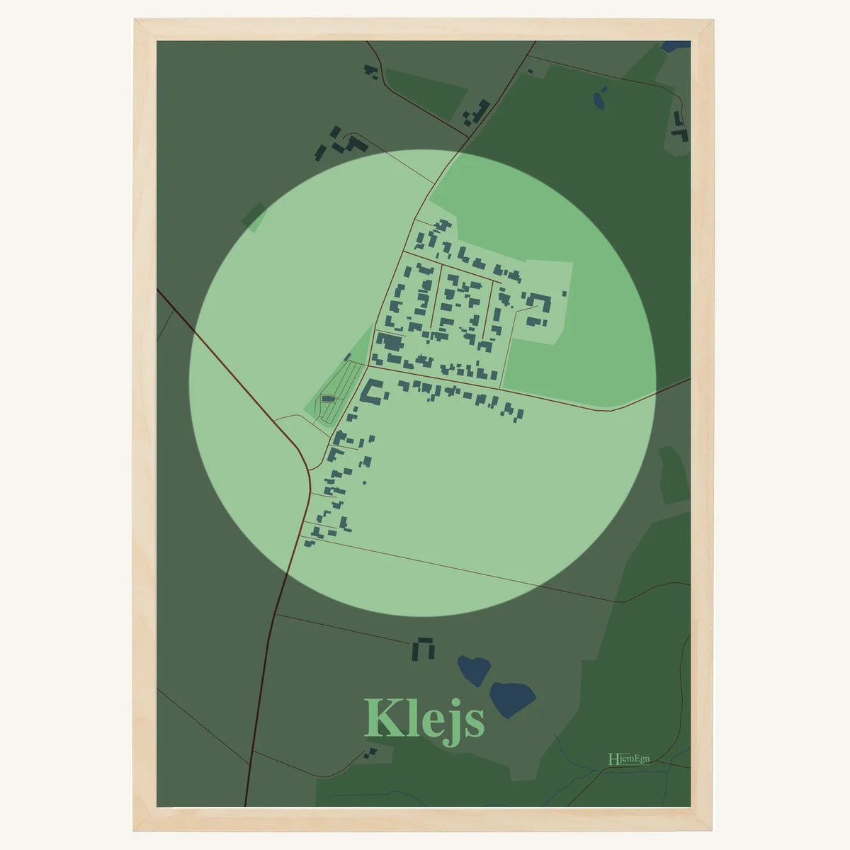 Klejs plakat – Centrum 2026 – Lys pastel grøn