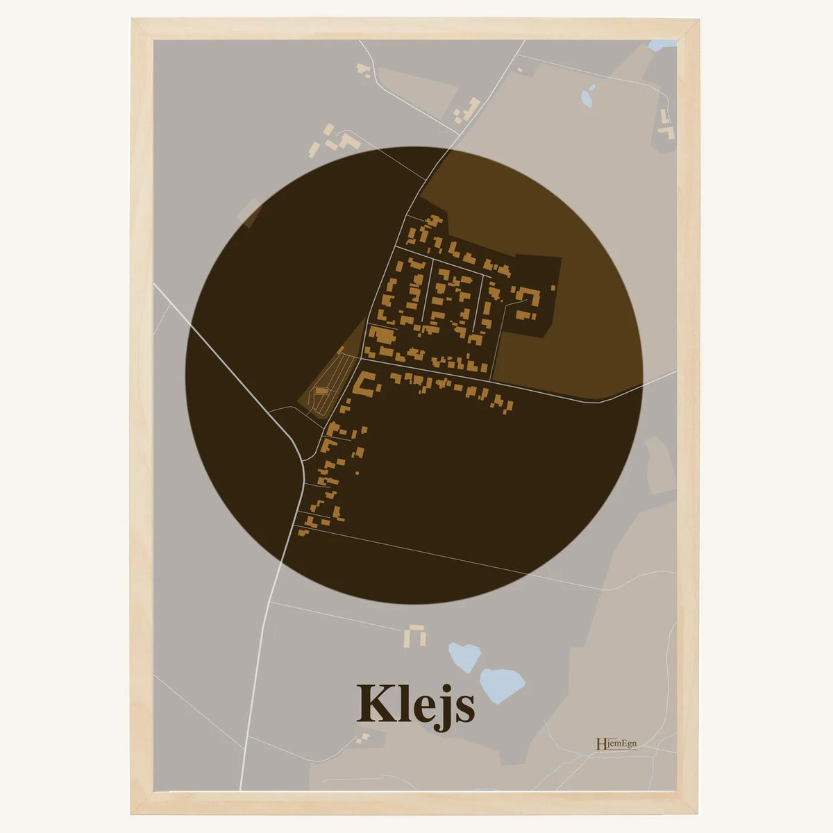 Klejs plakat – Centrum 2026 – Mørk brun