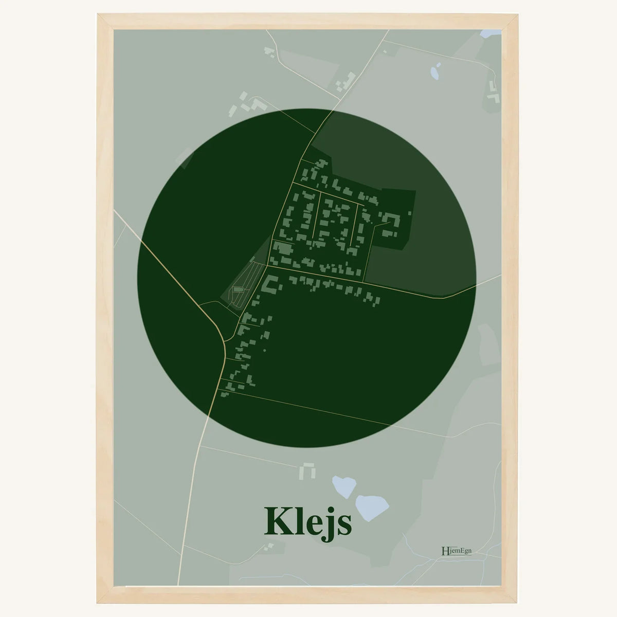 Klejs plakat – Centrum 2026 – Mørk grøn