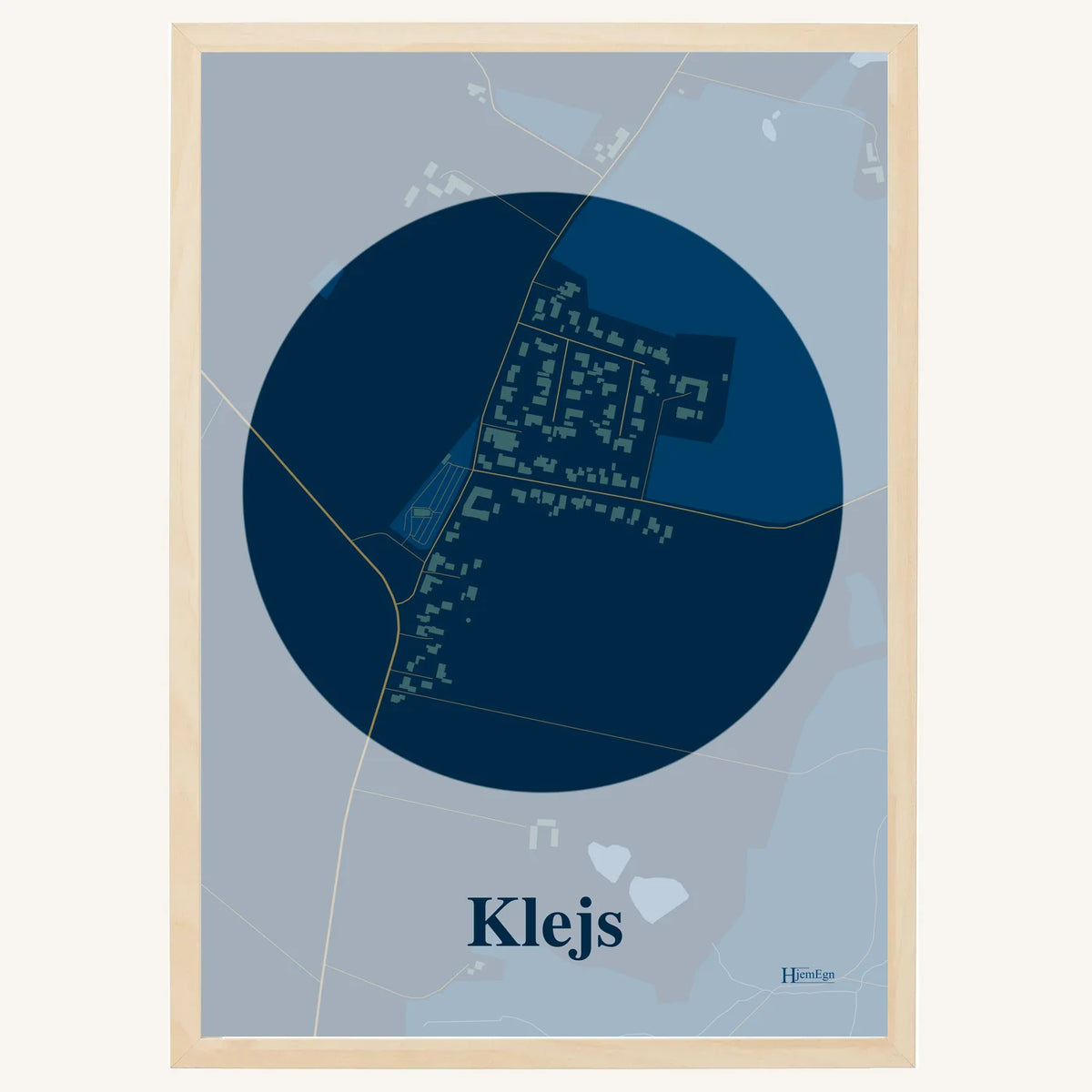 Klejs plakat – Centrum 2026 – Mørk blå