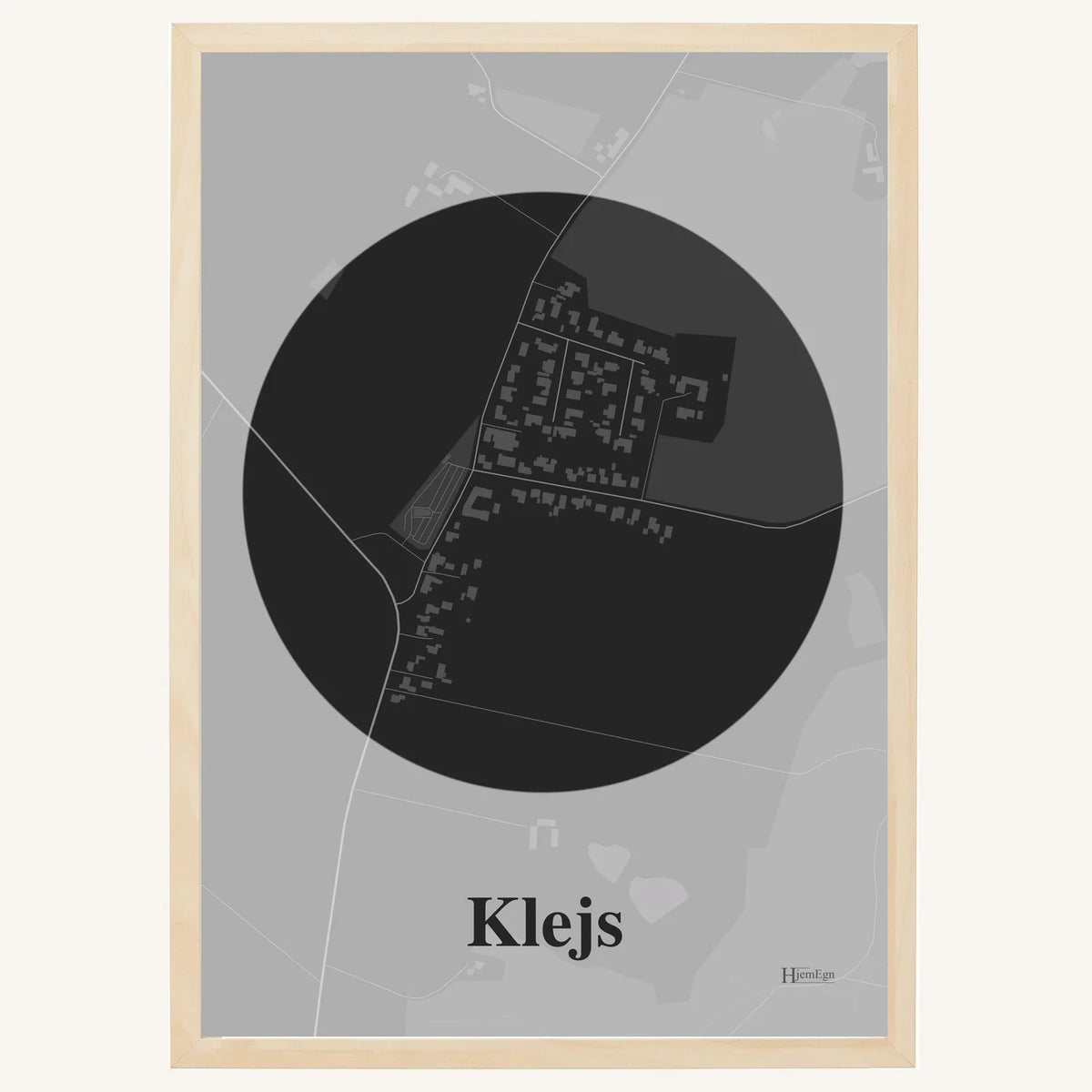 Klejs plakat – Centrum 2026 – Mørk grå