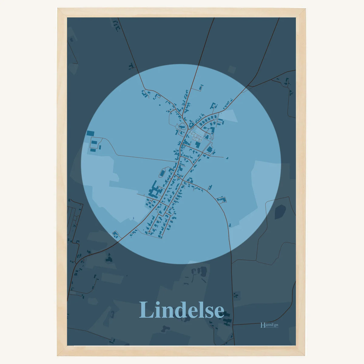 Lindelse plakat – Centrum 2026 – Lys pastel blå