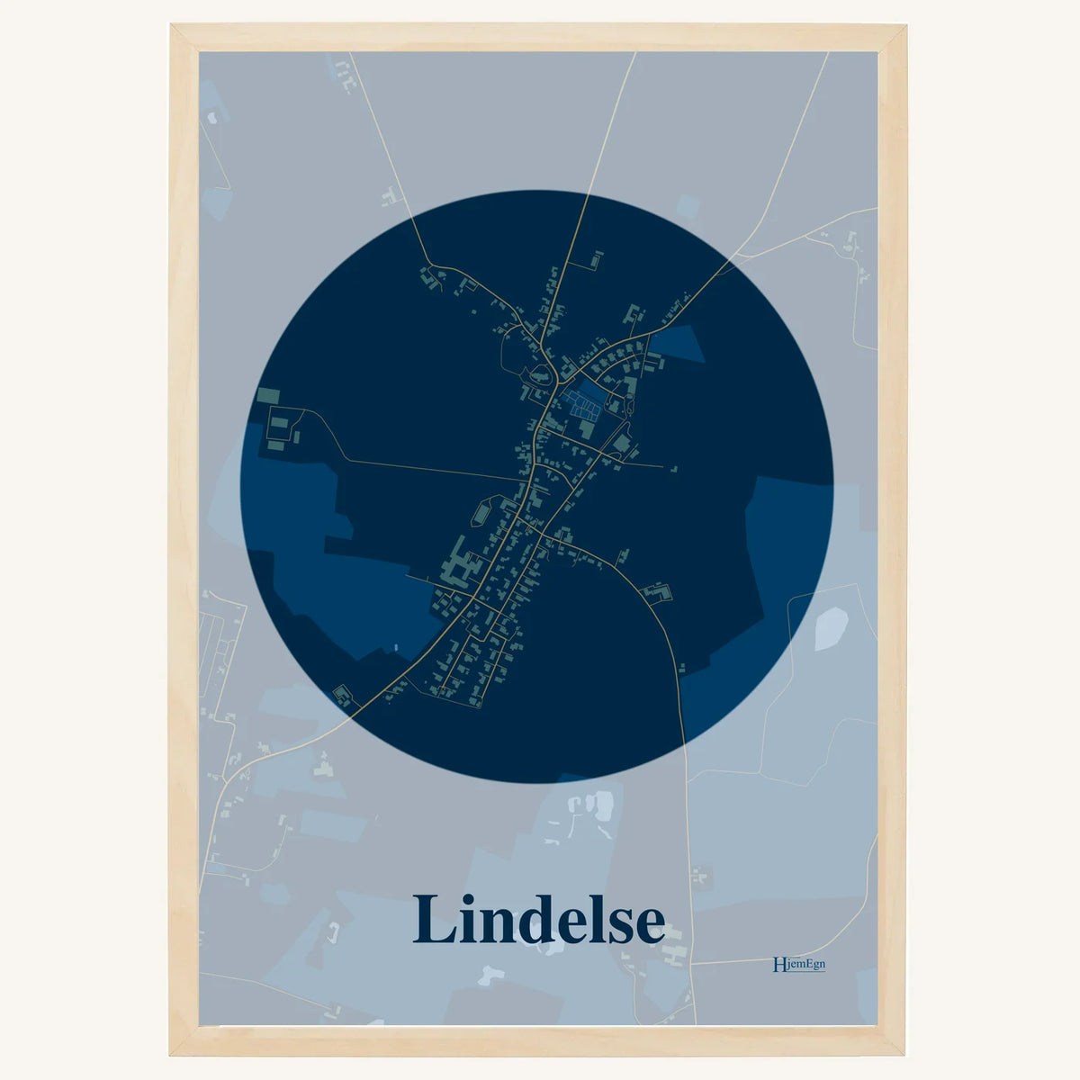 Lindelse plakat – Centrum 2026 – Mørk blå
