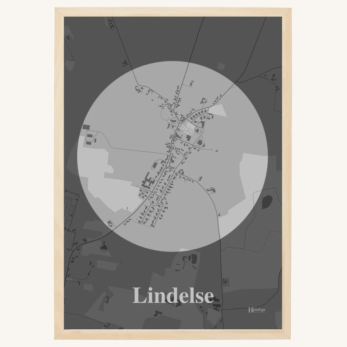 Lindelse plakat – Centrum 2026 – Lys pastel grå
