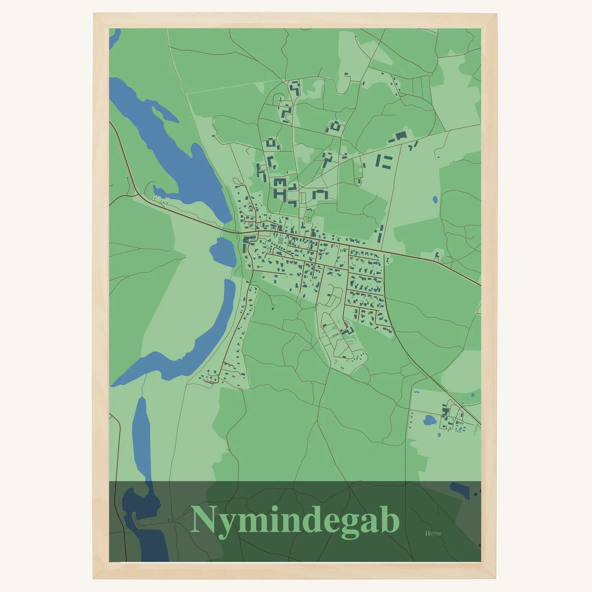 Nymindegab plakat – Firkantet 2026 – Lys pastel grøn
