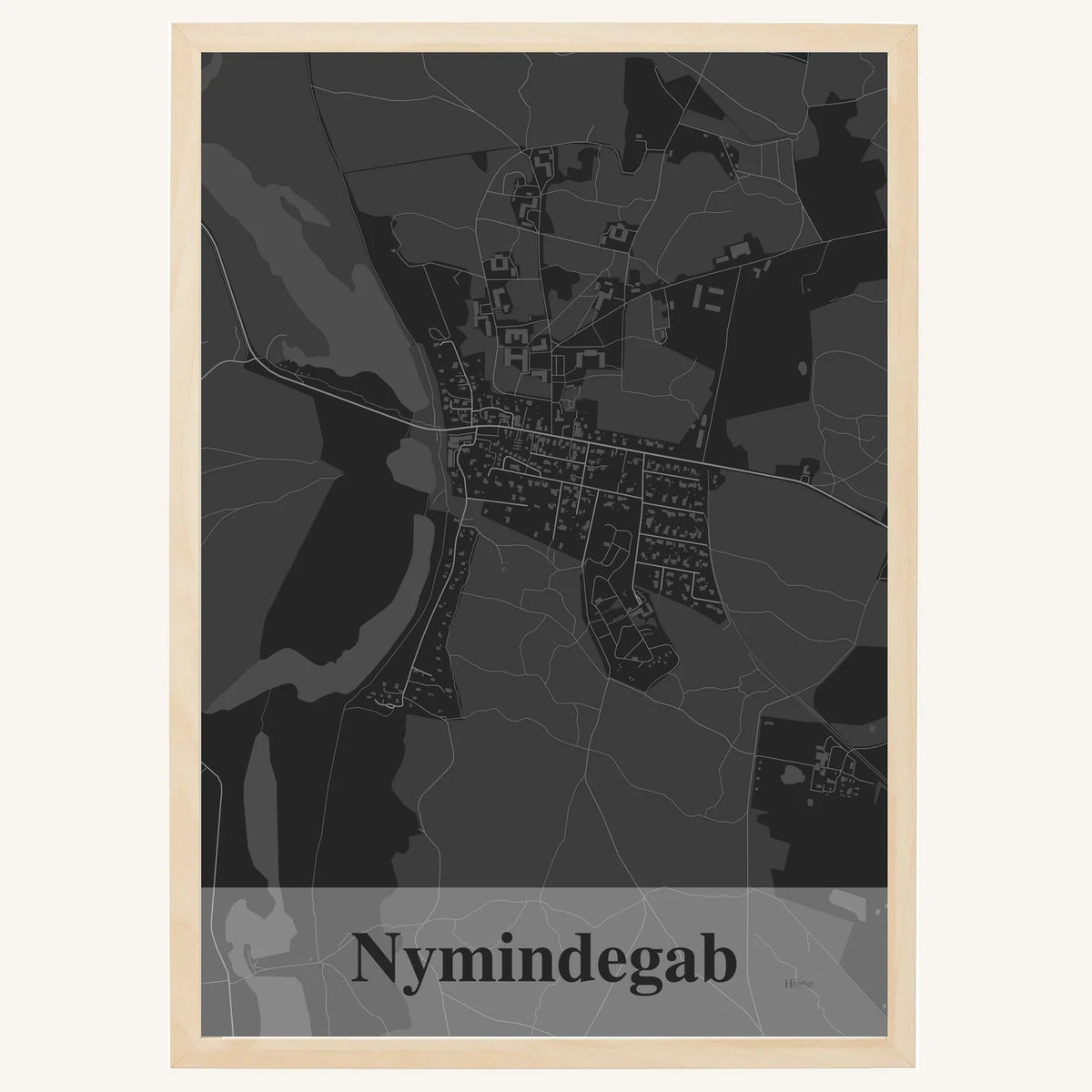 Nymindegab plakat – Firkantet 2026 – Mørk grå