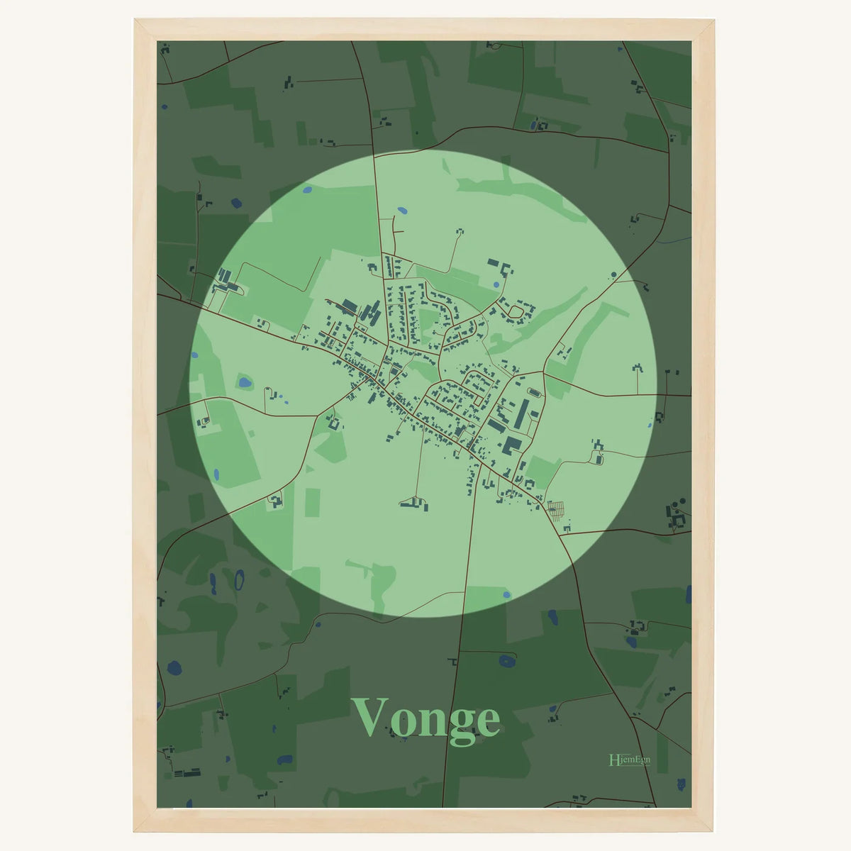 Vonge plakat – Centrum 2026 – Lys pastel grøn