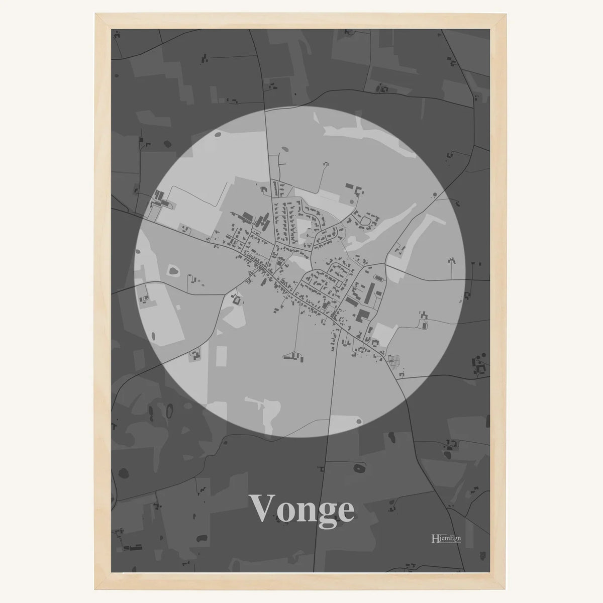 Vonge plakat – Centrum 2026 – Lys pastel grå