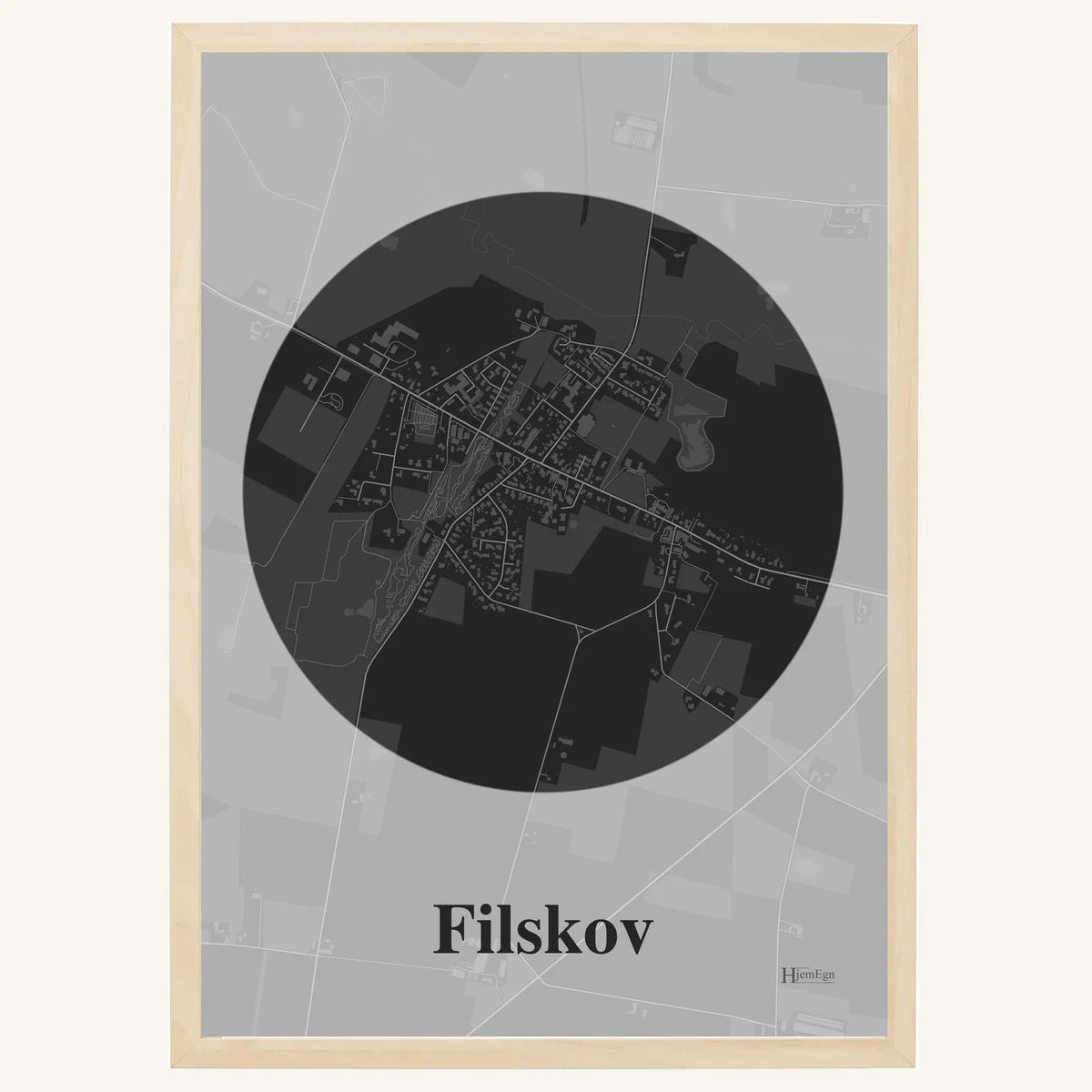 Filskov plakat – Centrum 2026 – Mørk grå