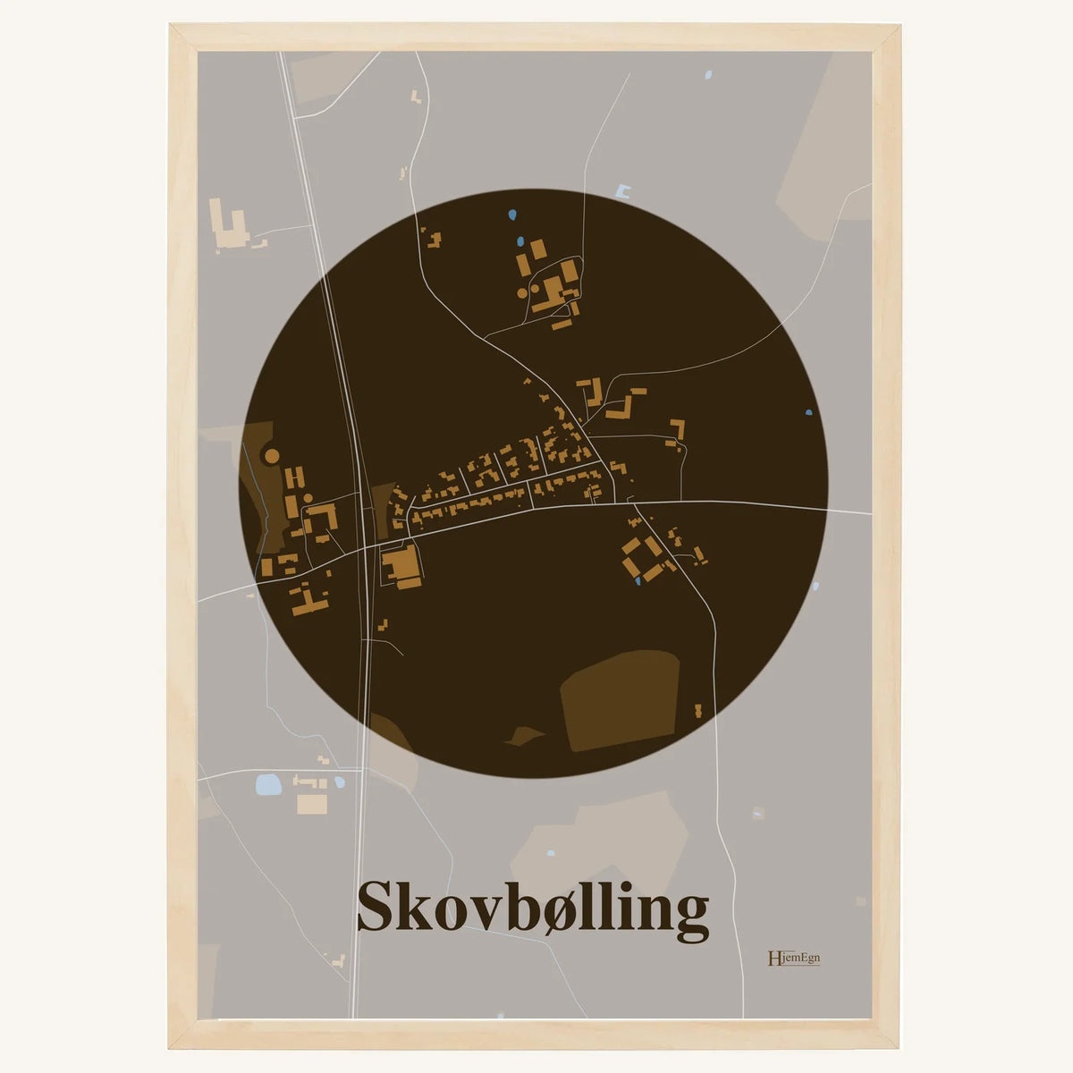 Skovbølling plakat – Centrum 2026 – Mørk brun