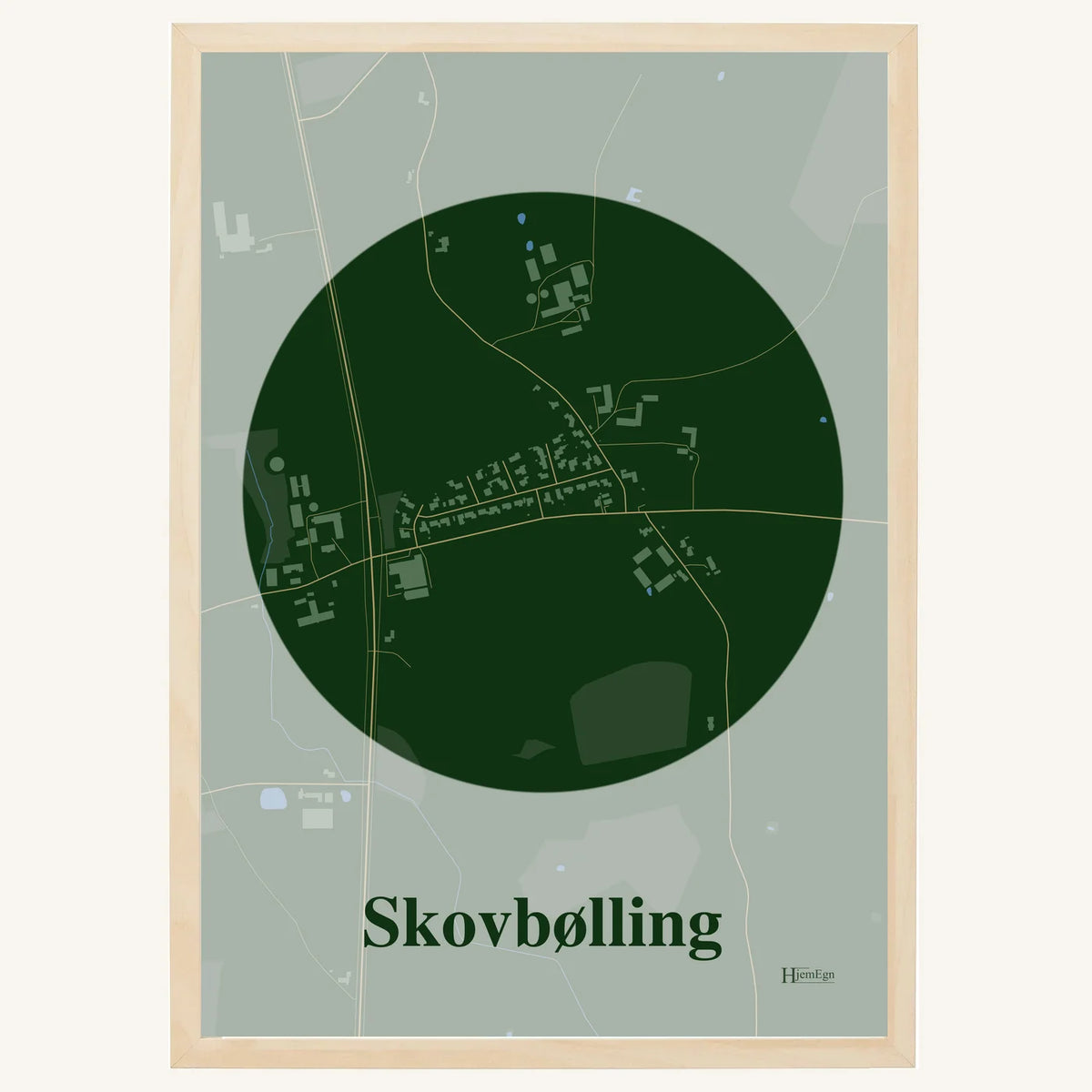 Skovbølling plakat – Centrum 2026 – Mørk grøn