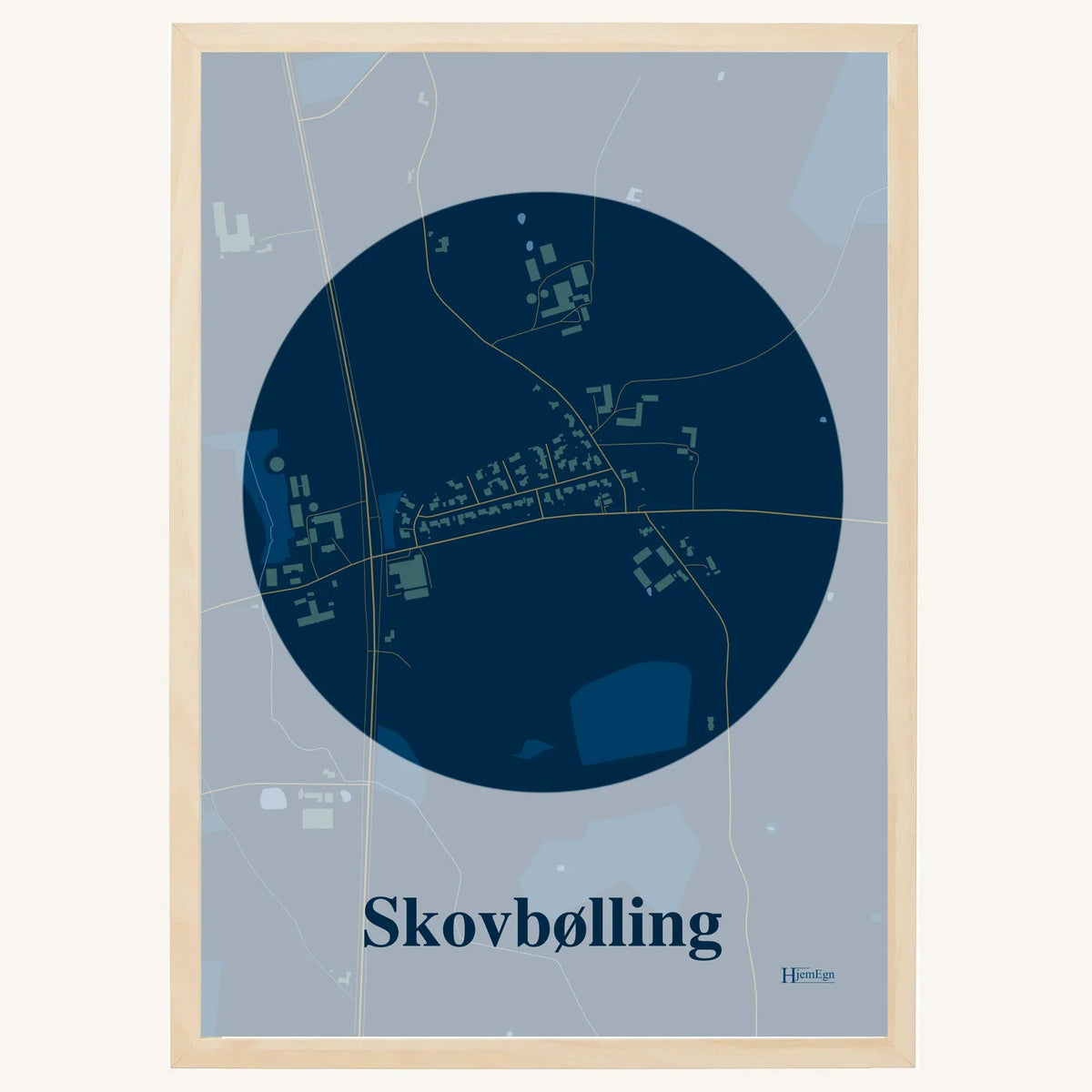 Skovbølling plakat – Centrum 2026 – Mørk blå