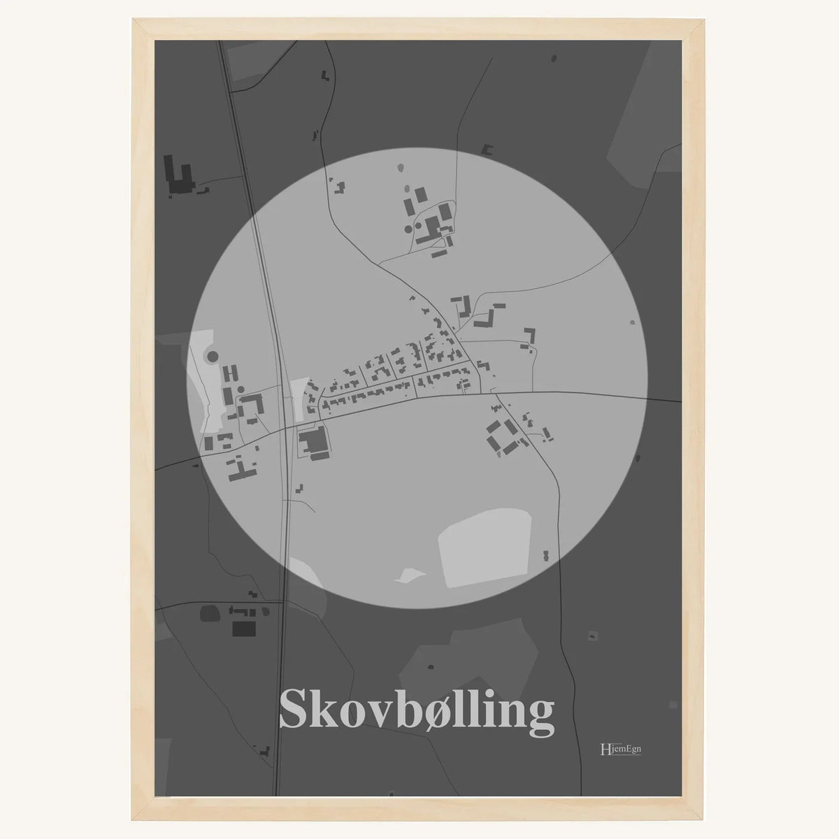Skovbølling plakat – Centrum 2026 – Lys pastel grå