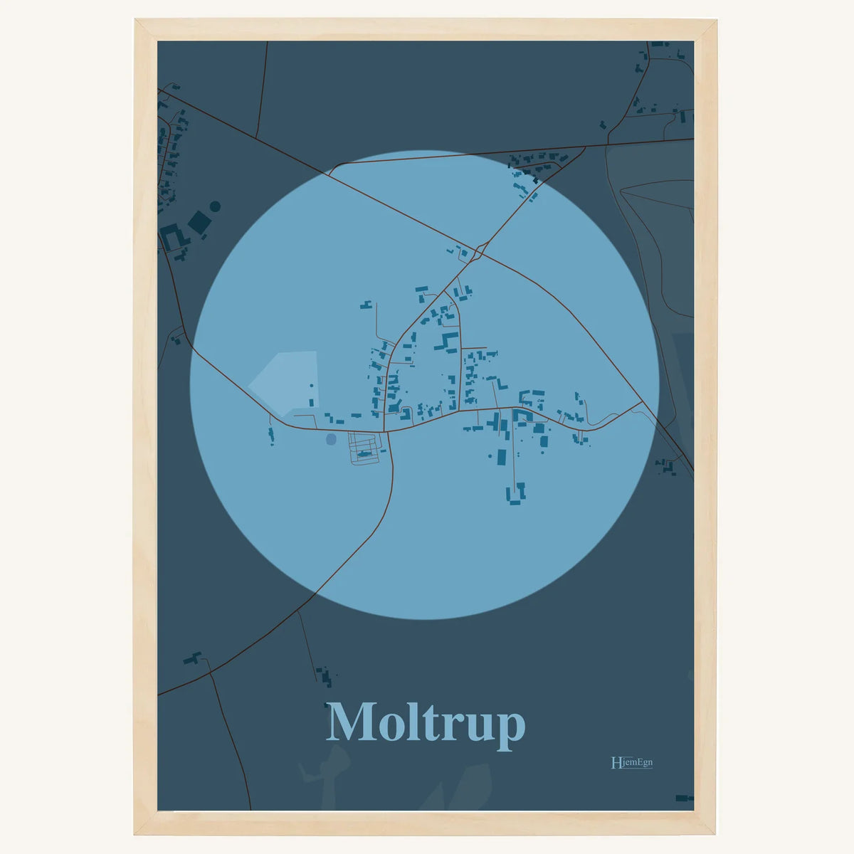 Moltrup plakat – Centrum 2026 – Lys pastel blå