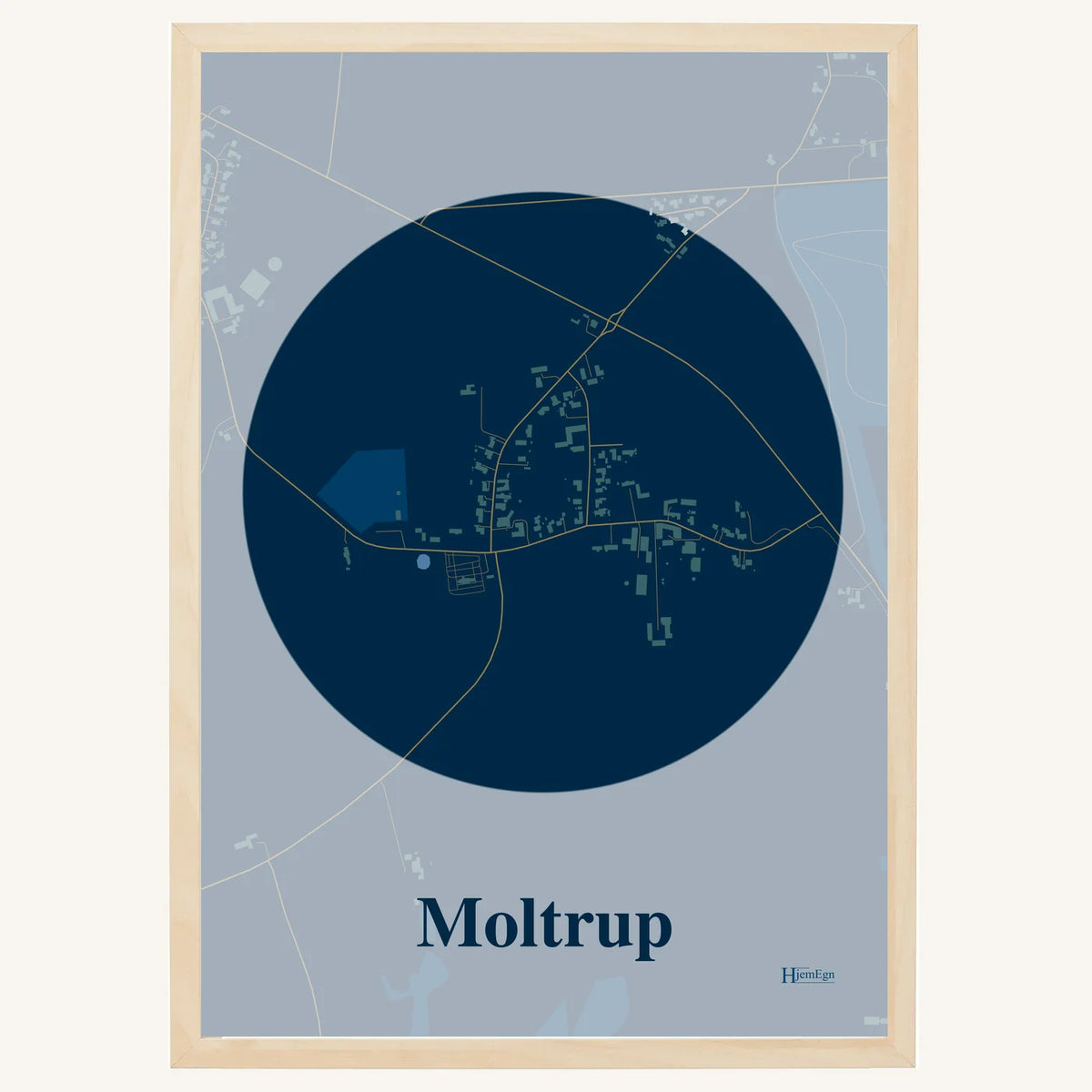Moltrup plakat – Centrum 2026 – Mørk blå