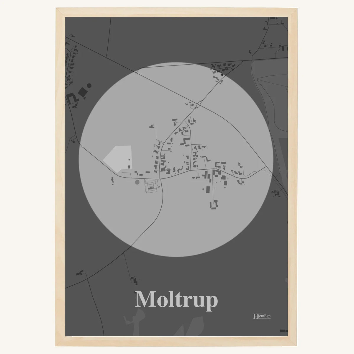 Moltrup plakat – Centrum 2026 – Lys pastel grå