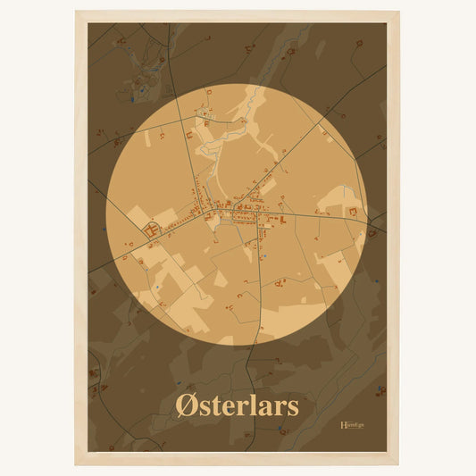 Østerlars plakat – Centrum 2026 – Lys pastel brun