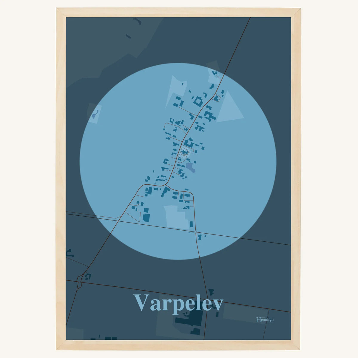 Varpelev plakat – Centrum 2026 – Lys pastel blå